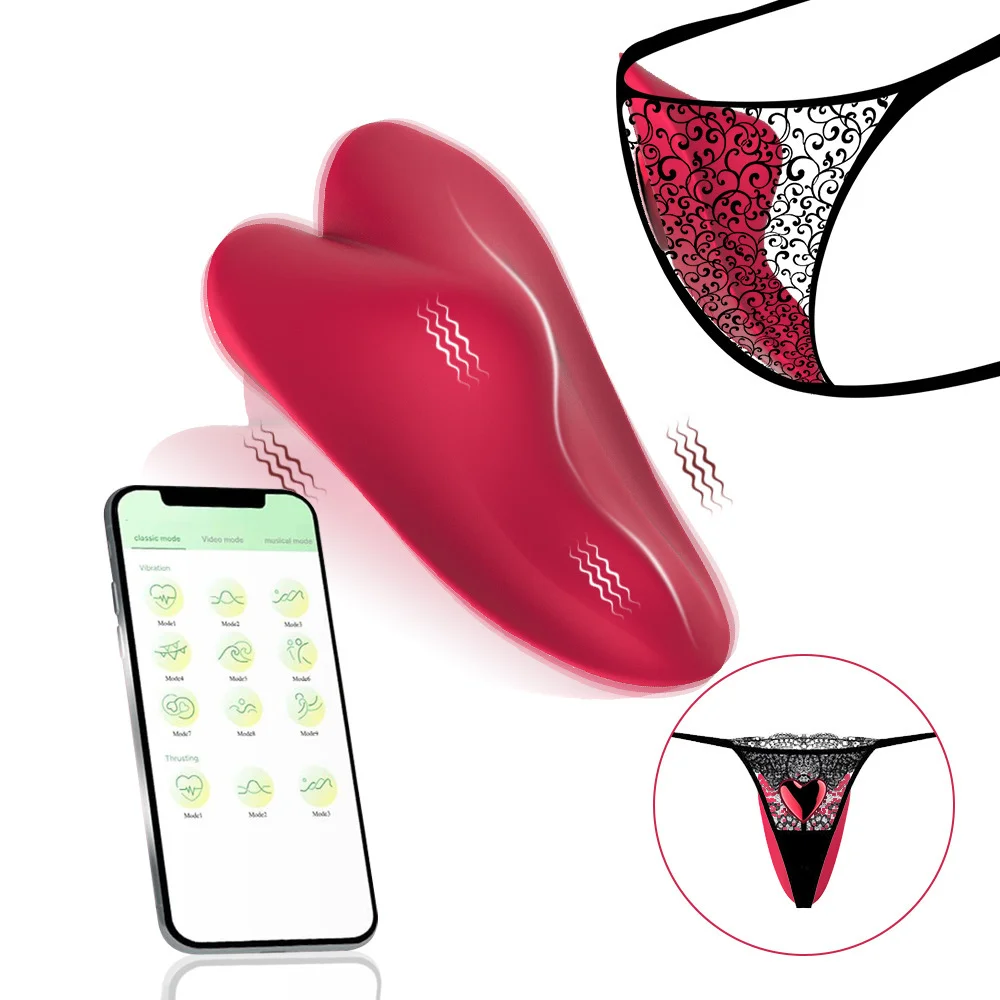 MyPanty Vibrador de Calcinha com 10 Modos de Vibração e Controle via App MyVib - Vermelho - Imagem 4