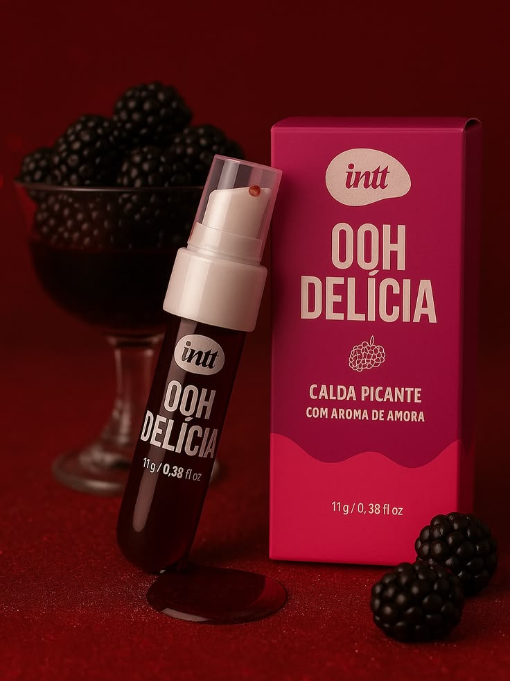 Gel Comestível Ooh Delícia Intt 11g (ST882) - Amora - Imagem 2