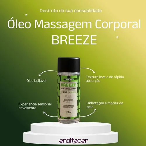 Óleo Para Massagem Breeze 120ml (FE9942) - Padrão - Imagem 2