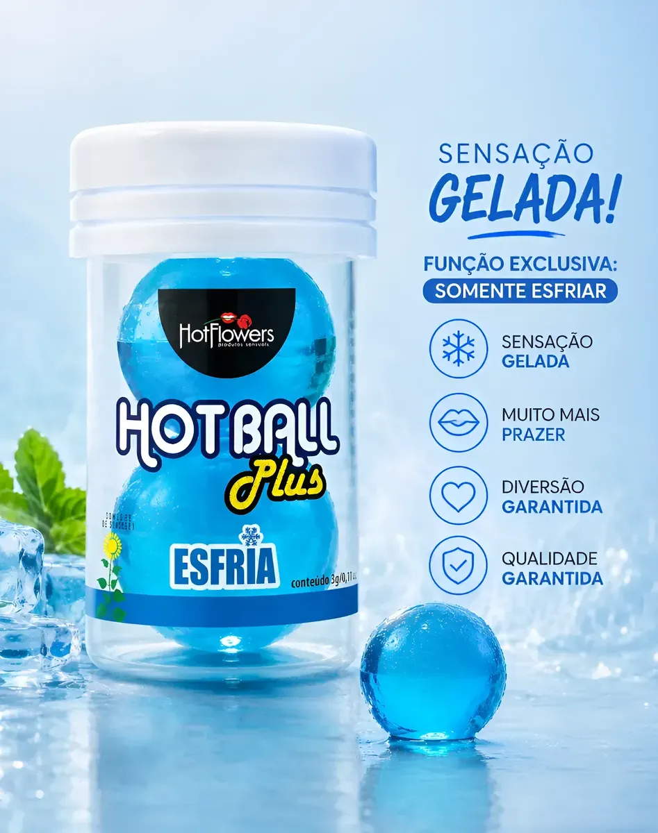 Bolinha Funcional Hot Flowers Com 2un (ST582) - Plus Esfria - Imagem 2
