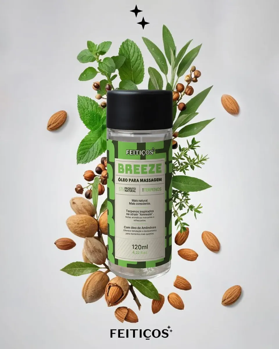 Óleo Para Massagem Breeze 120ml (FE9942) - Padrão - Imagem 3