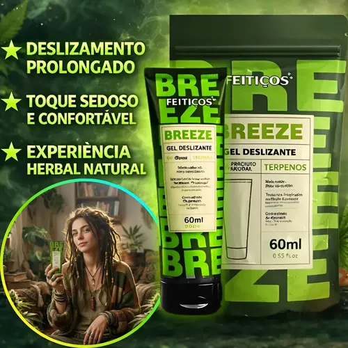 Breeze Gel Deslizante Vasodilatador com Terpenos 60ml Feitiços Aromáticos - Imagem 3
