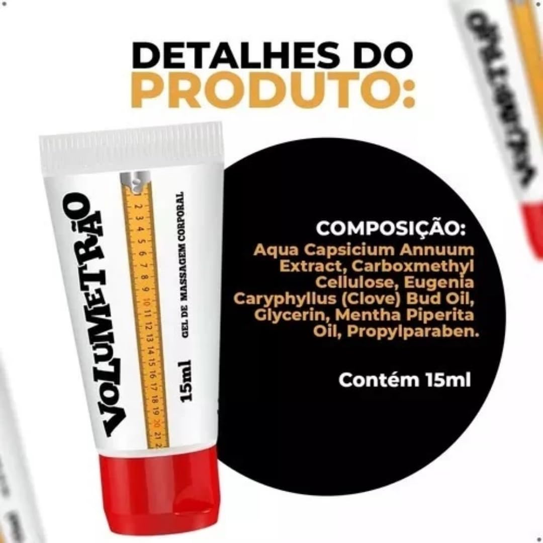 Volumetrão Gel Vasodilatador + Pomada Oriental | Creme de Massagem Masculino - Imagem 5