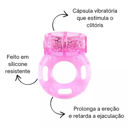 Kit com MyRing Anel Peniano Pikasso Excitante Trepe Honey Estimulante - Imagem 2