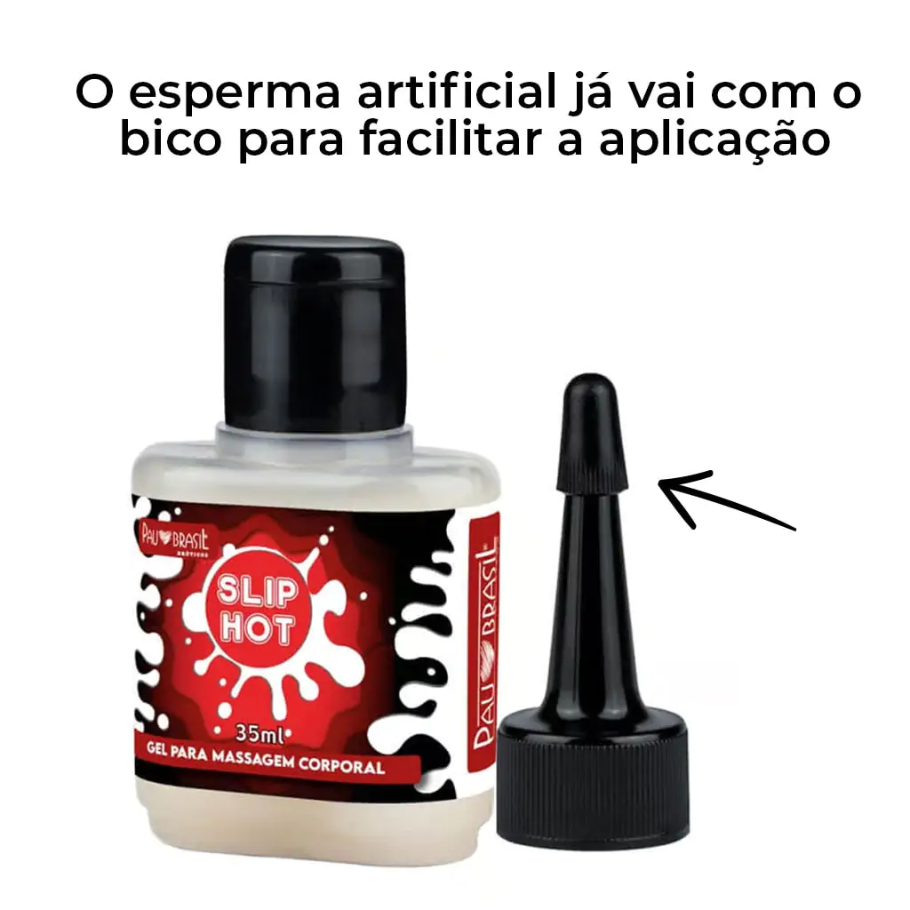 Cinta Prótese Pele Ejaculadora + Slip Hot 16,5 x 3,6 cm Pau Brasil - Imagem 7
