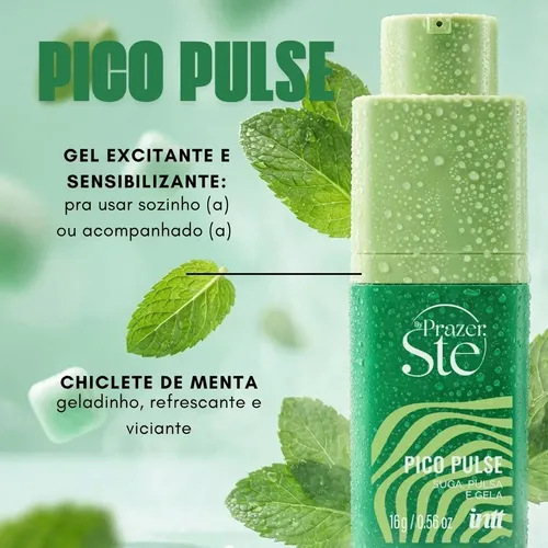 Pico Pulse Gel Sugador Líquido Intt 16g Menta - Imagem 3