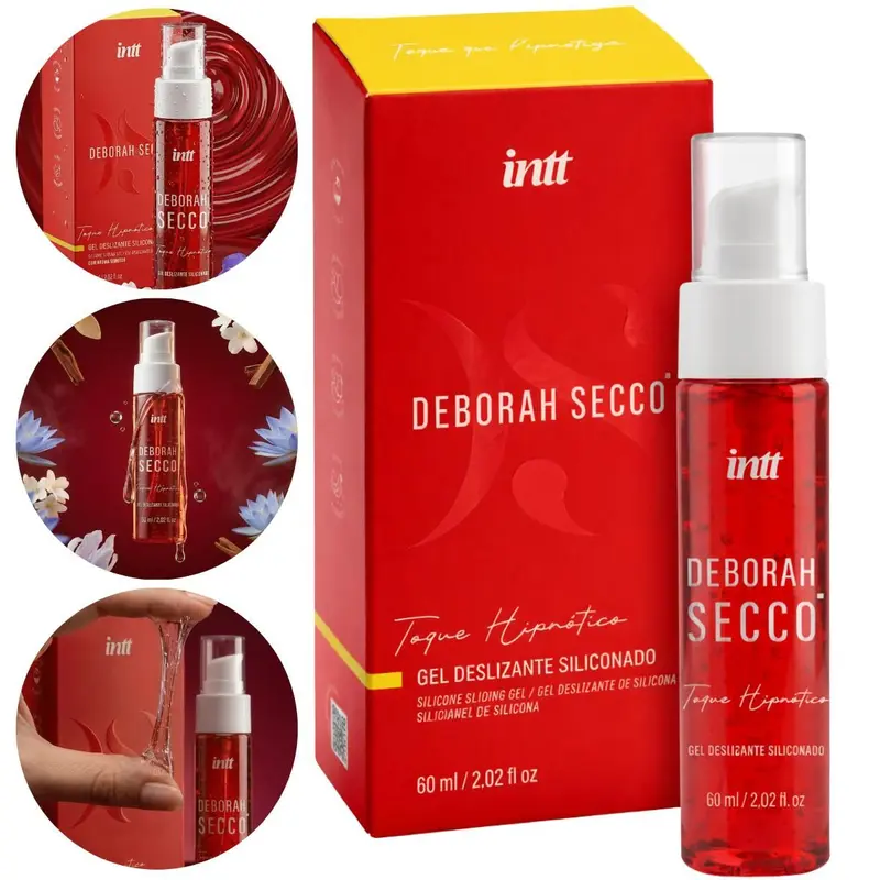 Toque Hipnótico Gel Deslizante Siliconado Linha Deborah Secco 60ml Intt - Imagem 2