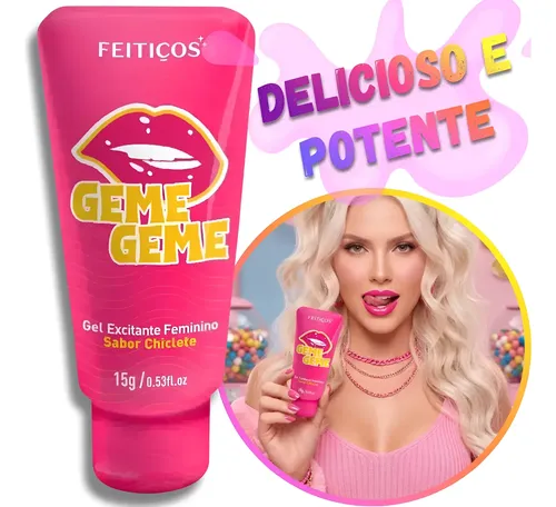 Excitante Feminino Geme Geme 15g (FE9891) - Chiclete - Imagem 2