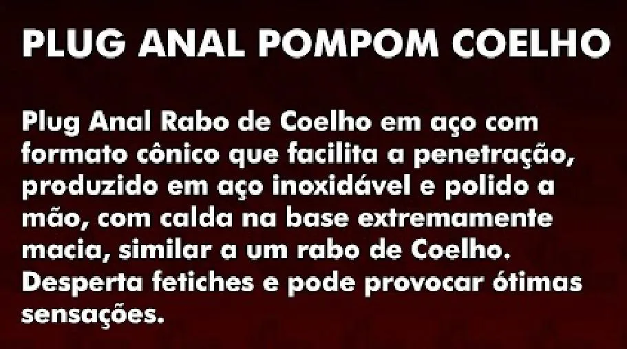 Plug Anal em Metal 7cm com Pompom Colorido Miss Collection - Imagem 3